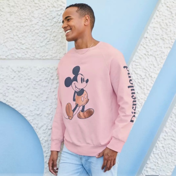 Disneyland park Mickey Mouse Sweatshirt Briar Rose Gold - Picture 2 of 5